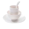 High-end melamine tableware set, four-piece tableware set, special spoons, cups, bowls and plates for hot pot restaurants, hotels Item Picture
